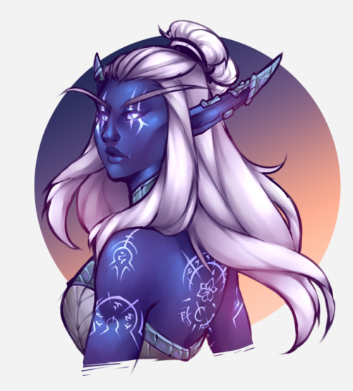 rurukatt:My nightborne gal, Thia’leth ✨