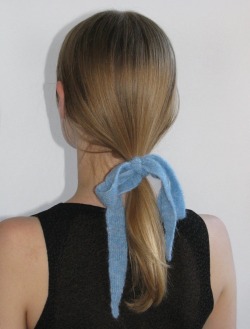 softestaura:Paloma Wool Knit Hair Bows porn pictures