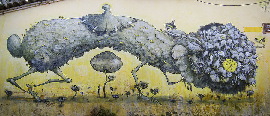 littlelimpstiff14u2:  The Mexican Surrealism of Street Artist Dhear ( aka dhear one