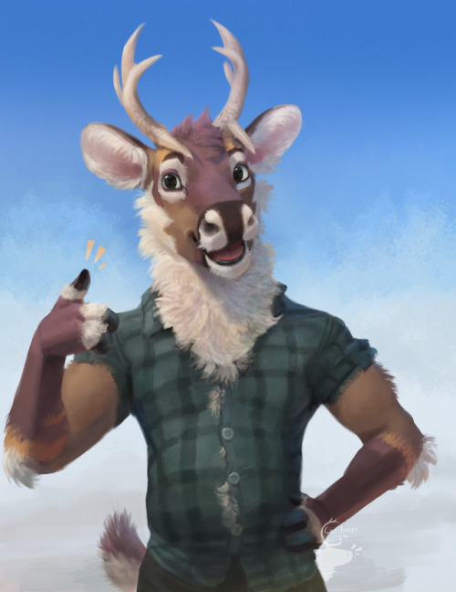 cariboops: I drew a caribou for motivation, and now he’s here to motivate you!