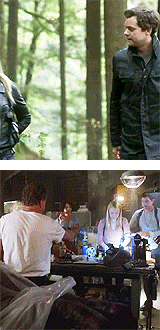 ilovetvseriesandmovies:  fandomforever:  #Fringe season 5 “Bloopers”  My all-time