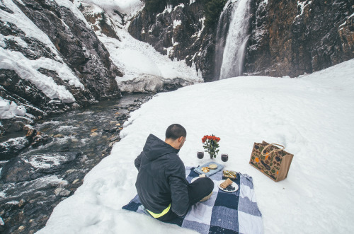 Casual Picnics at Franklin Falls