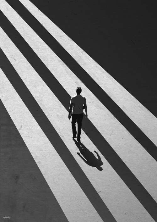 The Man and The Shadow / light series