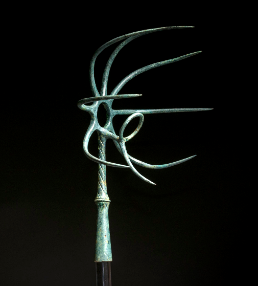 archaicwonder:  Etruscan Bronze Harpago, c. 7th Century BCAn underwater sponge collecting