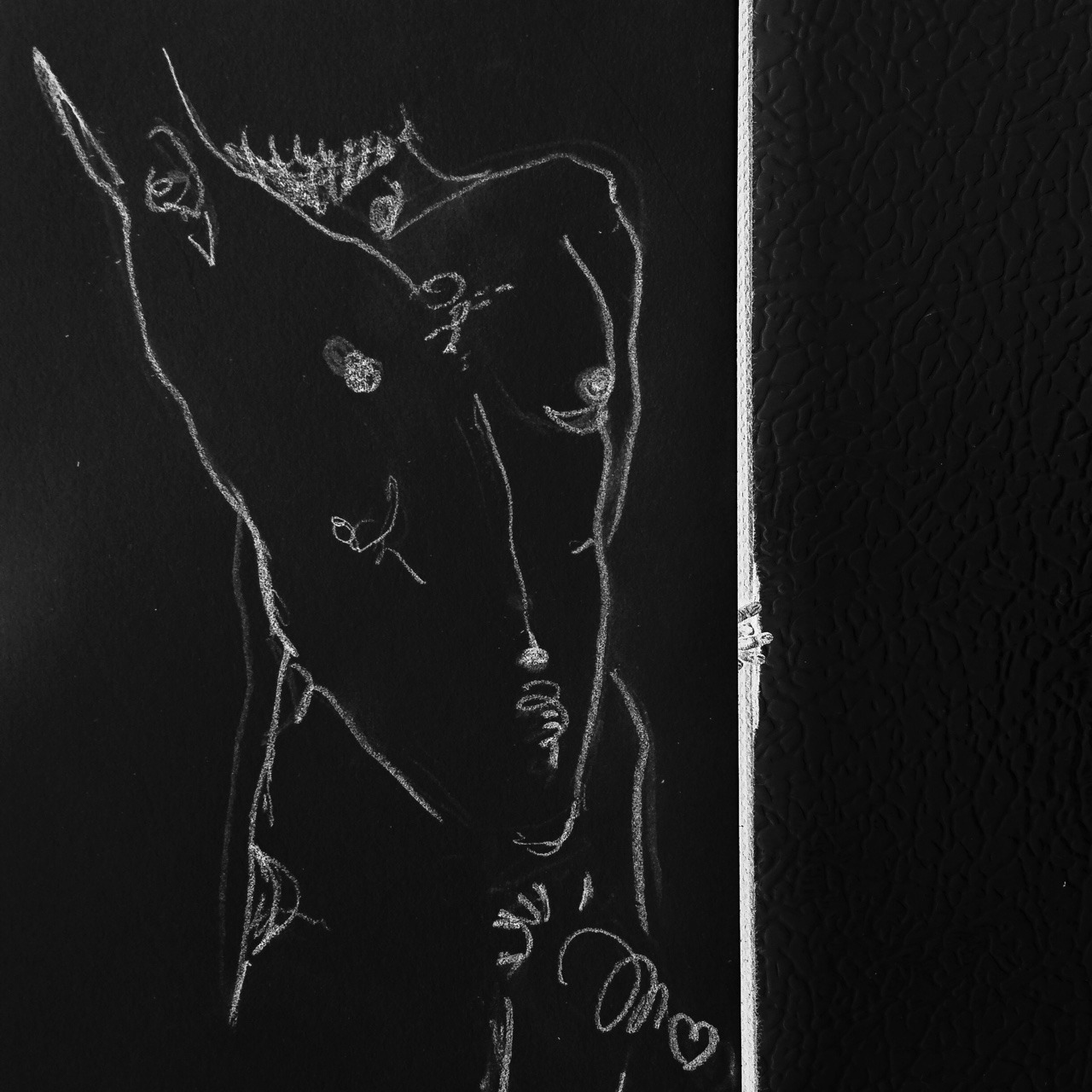anniecblaga:  B&amp;W. Pencil sketch of dettos.