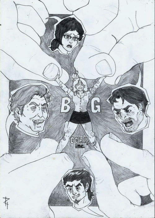 Made This Fanart For Big Corp Inc. It's A Great Fic Made By The Lovely @voraciousvore You Can Find It