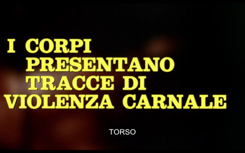 Torso (AKA I Corpi Presentano Tracce Di Violenza Carnale) / 1973 / Italy / d. Sergio Martino