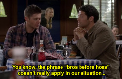 habitatfordeanwinchester:  just bros, doing