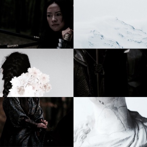 gormengahst:Zhang Ziyi as AragornAragorn threw back her cloak. The elven-sheath glittered as she gra
