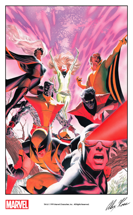 The All-New, All-Different X-Men by Alex Ross from the cover of Wizard Magazine #95 (1999)