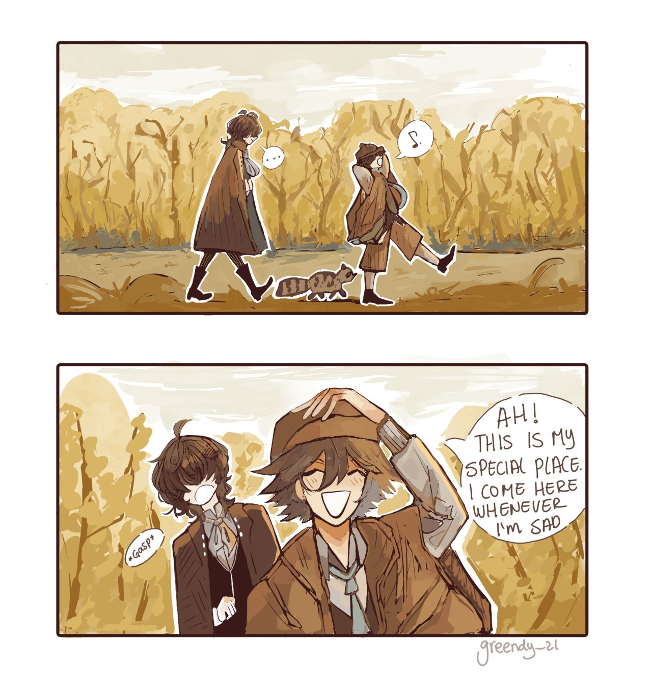 Always stray! on Tumblr: A miracle smile - page 46 (Read from right to left)