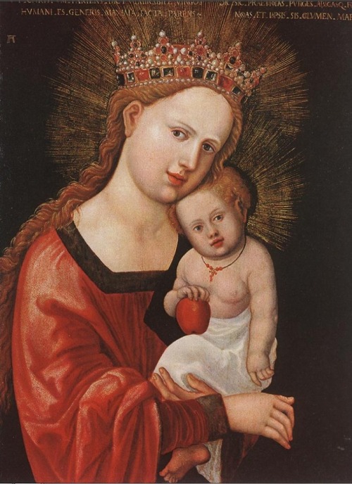 Mary With the Child, by Albrecht Altdorfer 1525 