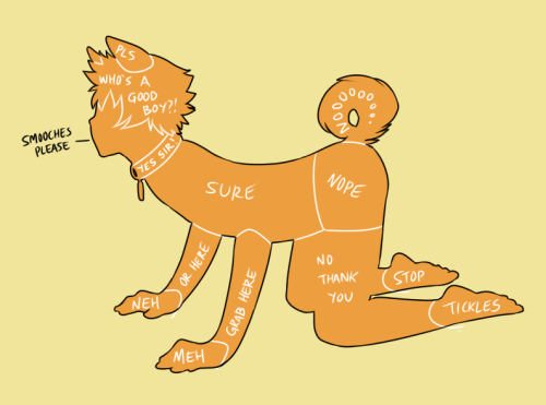 solocelticshepherd:  wanpuppy:  Very important petting guide~  I love this picture sooo much!!!! wanpuppy is amazing!! I wuvz you!!! >////< And your art!!! 