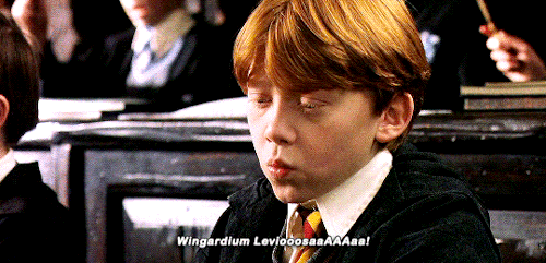 aurrorpotter:“Besides, you’re saying it wrong; it’s LeviOsa notLeviosA.”Harry Potter and the Philoso