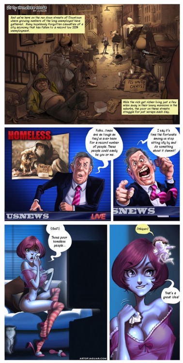 porncomixgifs2015:    Dirty homeless Needs  