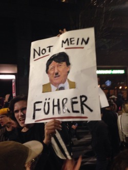 femmefatalefillefatale:  Spotted at a protest rally in downtown Seattle