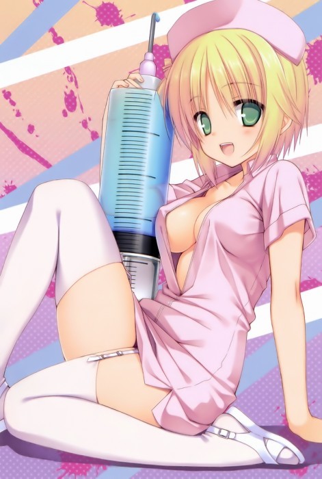 【二次・ZIP】一生看護して貰いたい美少女ナースの画像 | 桃色虹画像 -二次元萌え画像エロ画像まとめ-