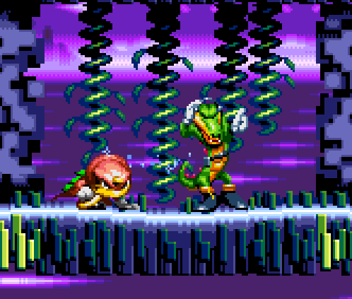 vgjunk:  Knuckles’ Chaotix, 32X.