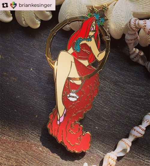 Take a look at this awesome custom Jessica Rabbit Tiki Room pin! Very limited but it can be yours to
