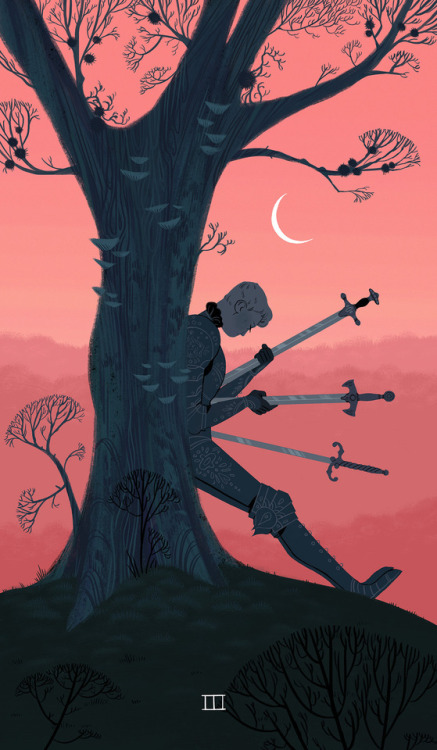 the-page-of-swords:Suit of Swords (Sara Kipin)