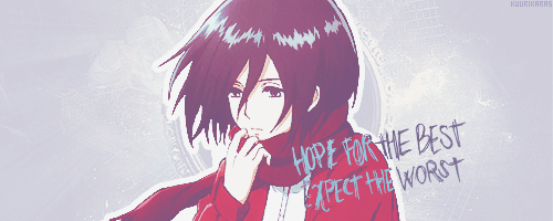 kuurikaras:List of favourite characters 【4】 Mikasa Ackerman