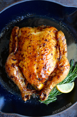 do-not-touch-my-food:  Roast Chicken with Garlic and Lemon