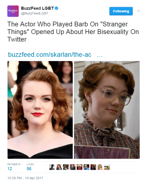 The Actor Who Played Barb On &ldquo;Stranger Things&rdquo; Opened Up About Her Bisexuality O