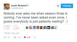 dodrio:  If you’re not following Justin Roiland, Co-Creator of Rick and Morty, on Twitter you need to