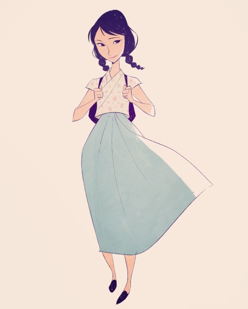 mayonose: Inspired by a Korean store called Leesle that makes traditional hanbok with a modern spin 