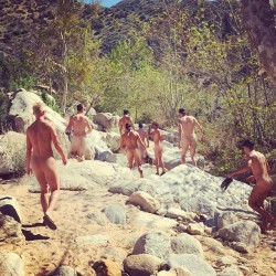 ayearofdeepcreek:  Naked hiking is the best