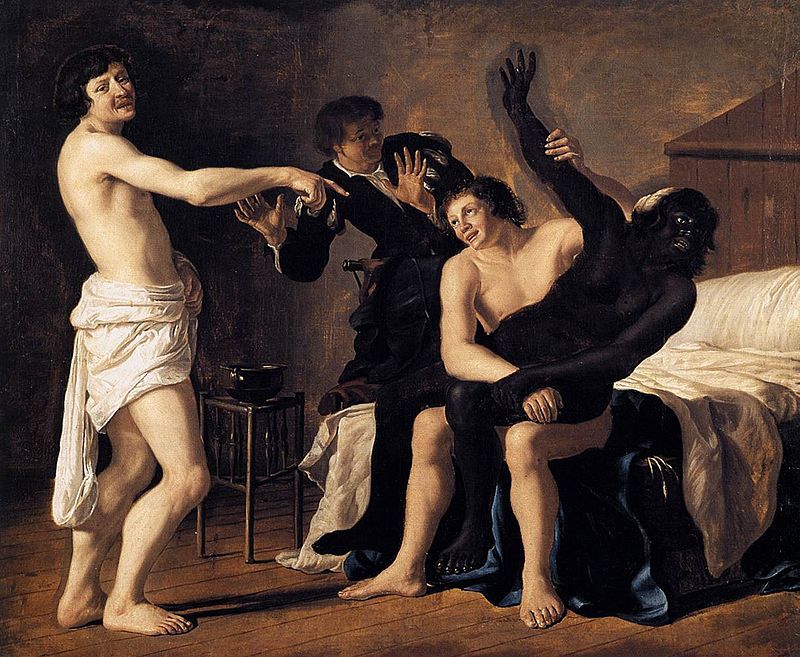 seeselfblack:Three Young White Men &amp; a Black Woman (aka Rape of the Negro