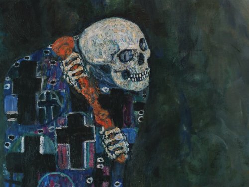 Gustav Klimt (Austrian, 1862-1918, b. Baumgarten, Vienna, Austria) - Death And Life (detail), 1911, 