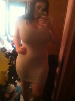 biggestboobguns:  I love it when a dress tightly hugs some amazing curves.