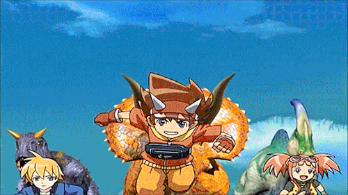 Dinosaur King DIGIMON AU D Team Max And WezenGammamon Zoe Has A Palmon