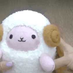 Pink N White Lamb Stimboard With Clothes :33