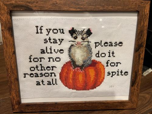 crossstitchworld:  Christmas gift for best friend of 20 years by  marynotrhoda