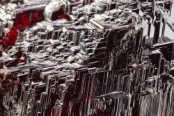 fuckyeahmineralogy:  Spessartine garnet close-up;