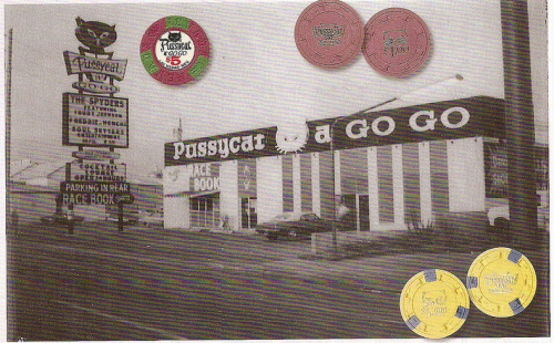 vintagelasvegas:Pussycat a-Go Go, 3255 Las Vegas Blvd S.  These are the only pictures I can find of 