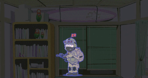 hesokuri-wars: [ NEET of the Dead: Survivors]  (Zombies?) - Hatabou: American soldier? Probably
