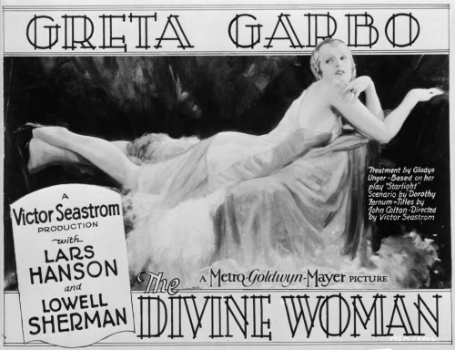 itsborhes:Greta Garbo   The Divine Woman, 1927 poster