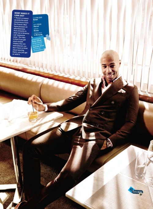 Porn global-fashions:  Thierry Henry - American photos