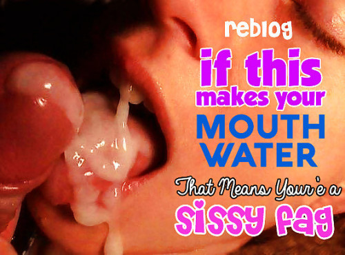 sissy-leslie: raytchel: Mmmm…. i know what that means.. Definitely mouth watering