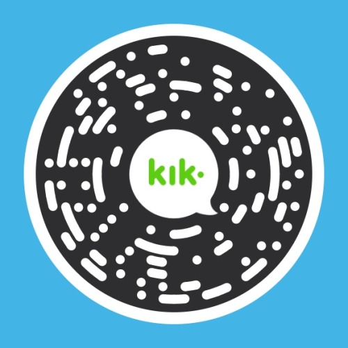 Scan my #kikcode to chat with me. My username is &lsquo;SissyCumCraver&rsquo; kik.me/