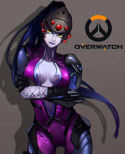 overwatch-arts:  黑寡妇人参啊