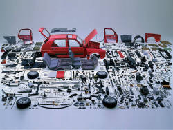 lookatdemstarz:  Fully disassembled MK2 VW Golf. Please don’t delete the source!