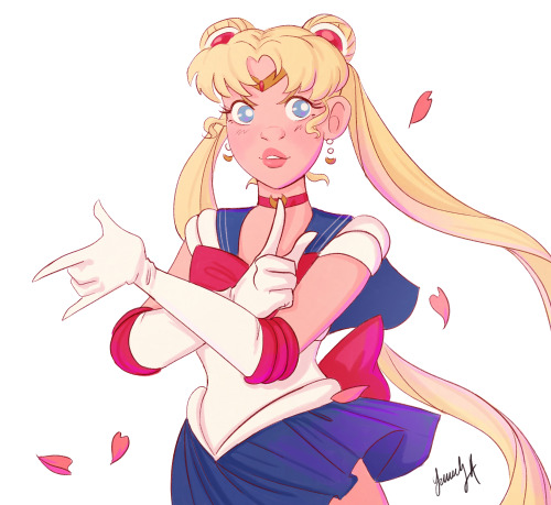 Can’t go long without drawing Sailor Moon. Instagram   Facebook     Twitter     Art Blog     Persona