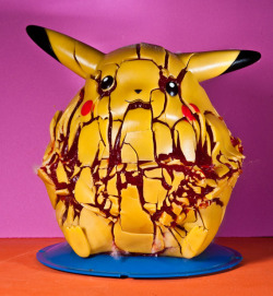 ssassmaster:  morthils:  s0mbodybetter:  betakomaeda:  i want everyone who has ever used the internet to witness this photograph of an exploding pikachu figurine  the demon is fucking escaping holy fucking christ help us  free him  F҉̢́͝ ́R͏͡͡