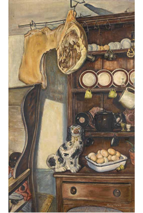 Stanley LewisThe Welsh Dresser, 1955, oil on canvas, 92 x 56 cm
