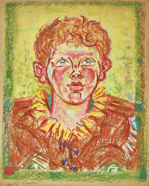 amare-habeo:André Masson (French, 1896-1987)Portrait of Peter Matisse, 1943Pastel on paper, 49 x 39 