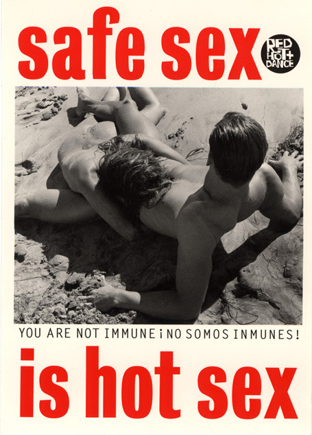 vogue-era:  Safe Sex Is Hot Sex ad campaign featuring photos by Steven Meisel and